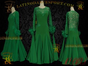 Latinodancesport Ballroom Dance SDS-23x Standard/Smooth Dress Tailored Without Stone